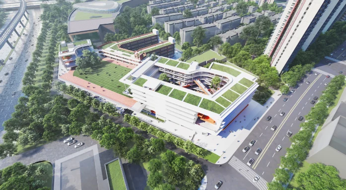 星河学校改扩建规划效果示意